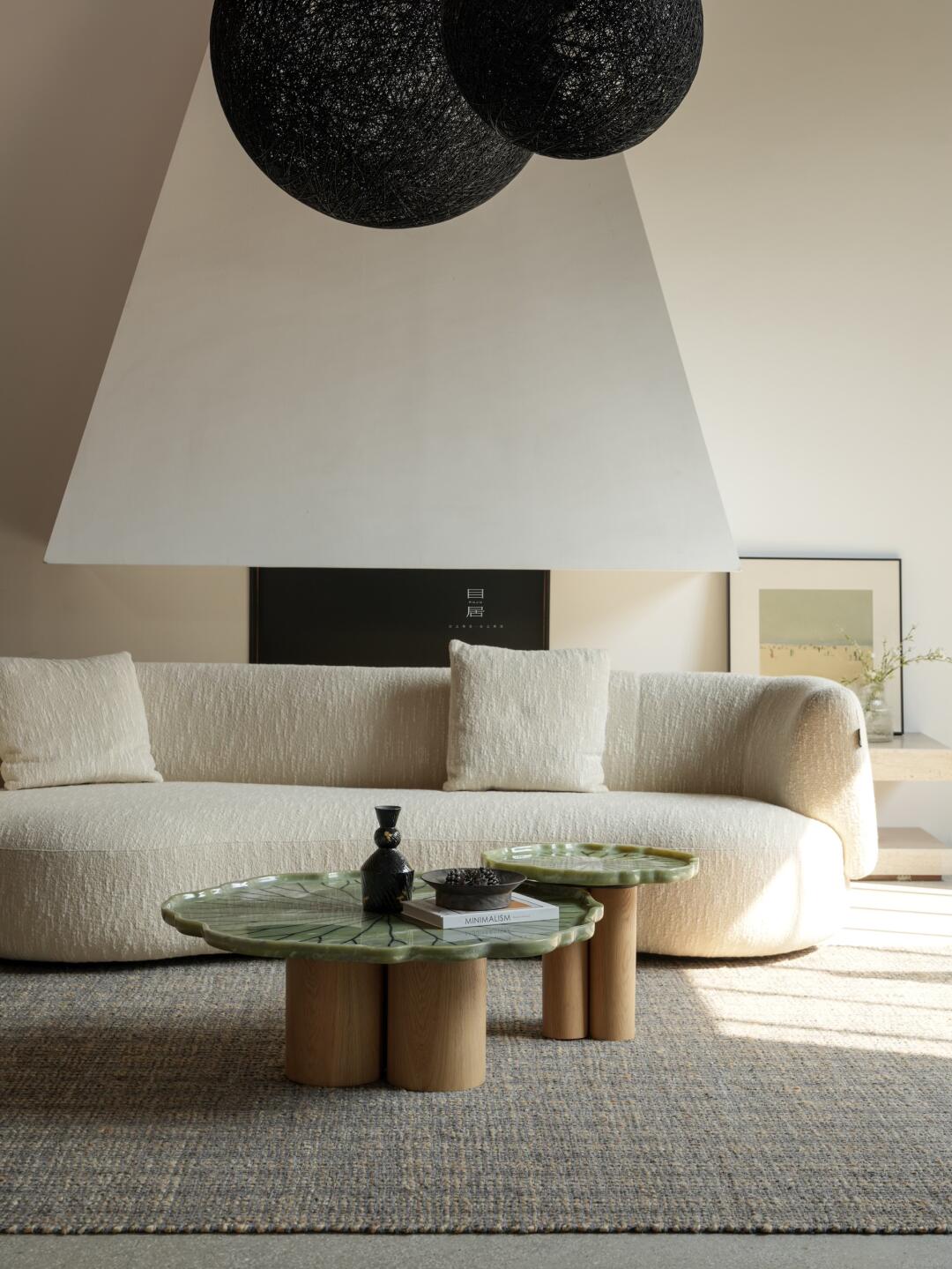 Reed Lane Coffee Table in a finished interior.