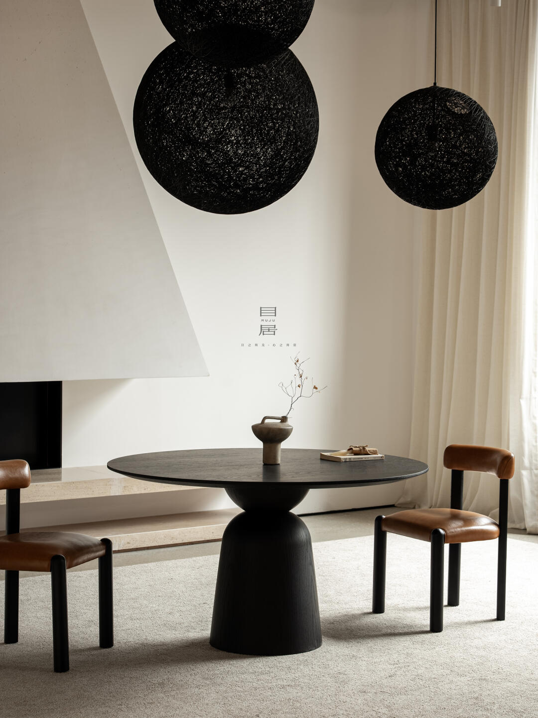 Juniper Meadow Dining Table in a finished interior.