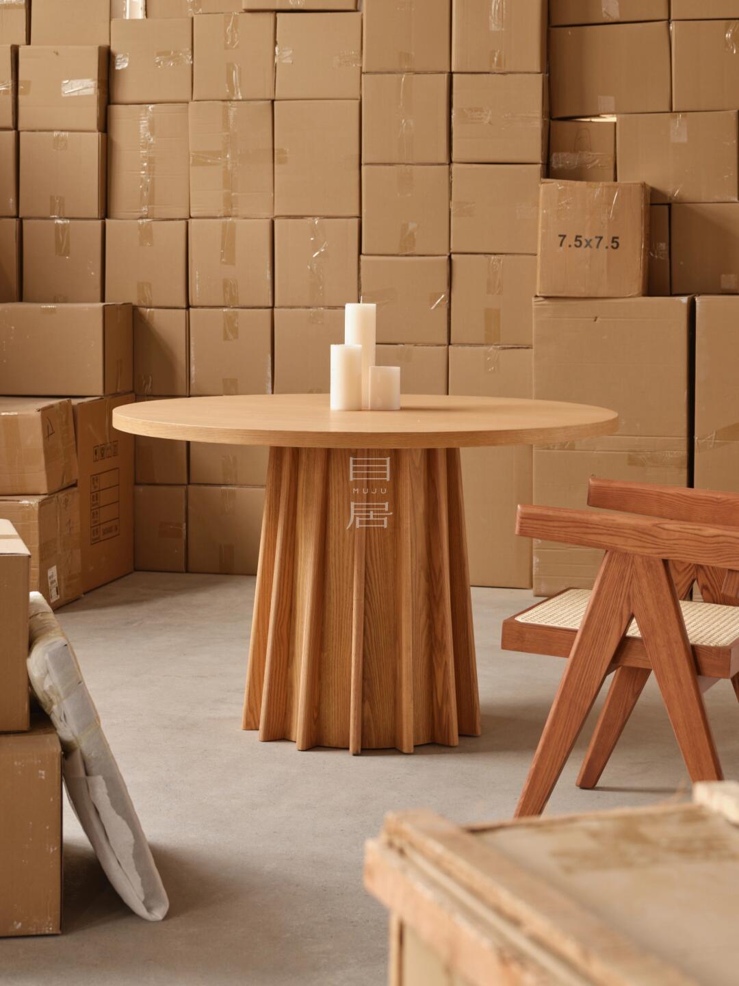 Maple Meadow Dining Table in a finished interior.