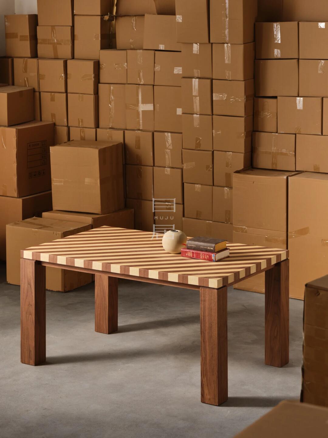 Sable Meadow Dining Table in a finished interior.