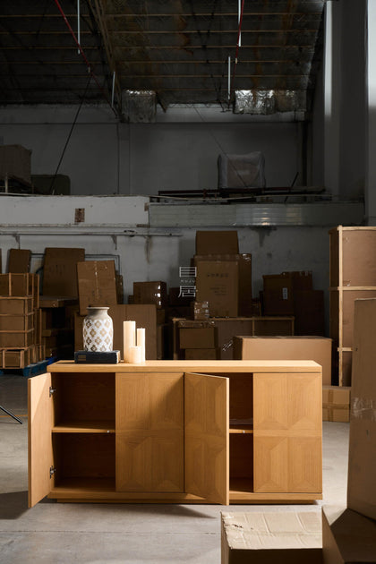 Dover Mist Sideboard — interior view 06