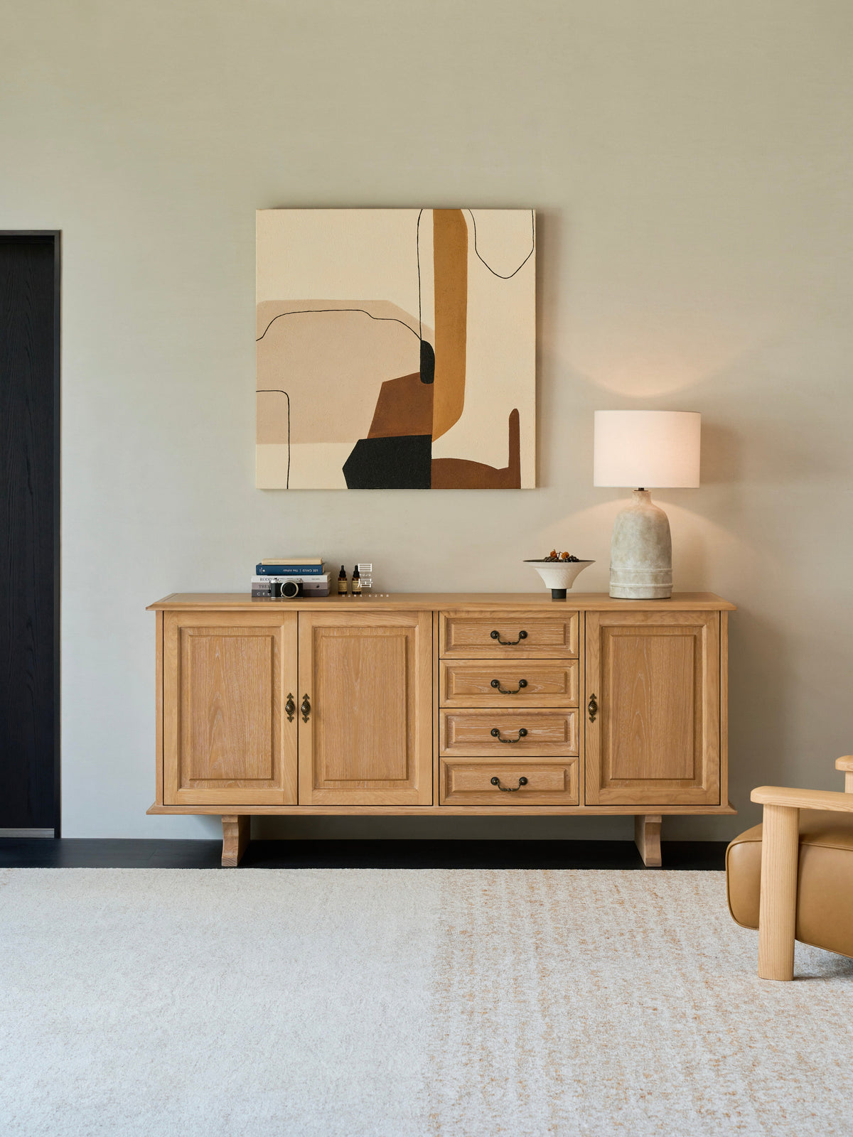 Elara Mist Sideboard — interior view 03