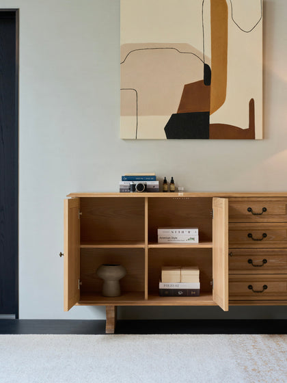 Elara Mist Sideboard — interior view 04