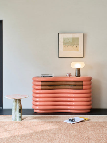 Harbor Mist Sideboard — interior view 09