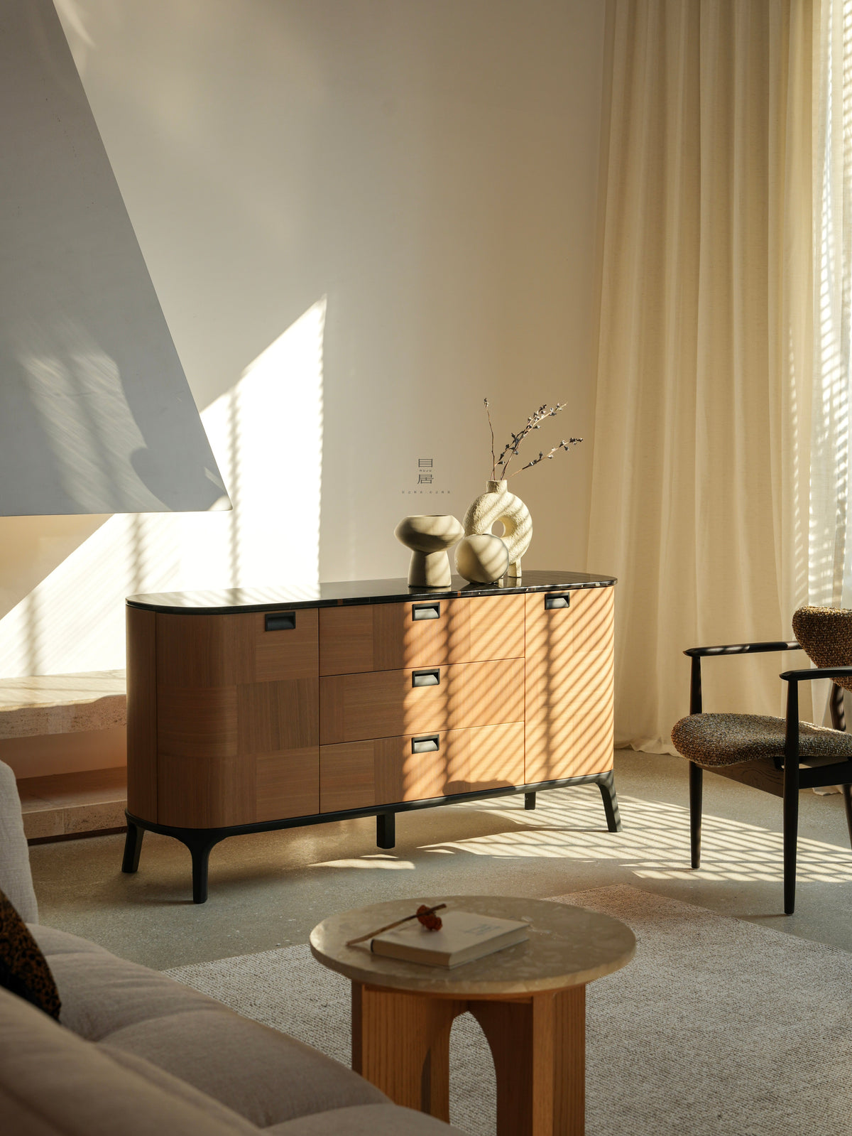 Ivory Mist Sideboard — interior view 03