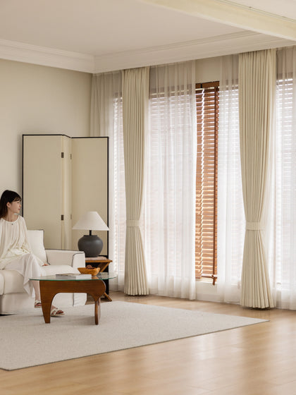 Dahlia Nest Curtain Panel — interior view 07