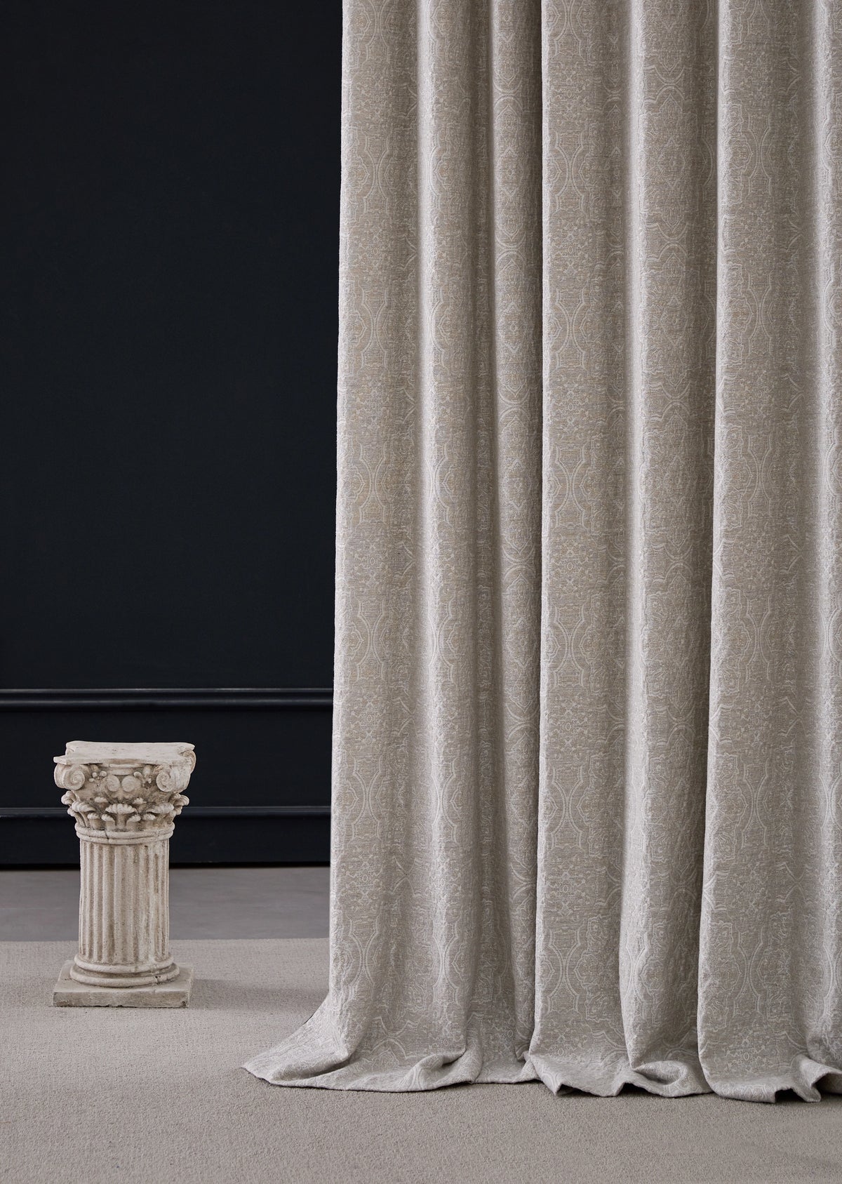 Luna Nest Curtain Panel in a finished interior.