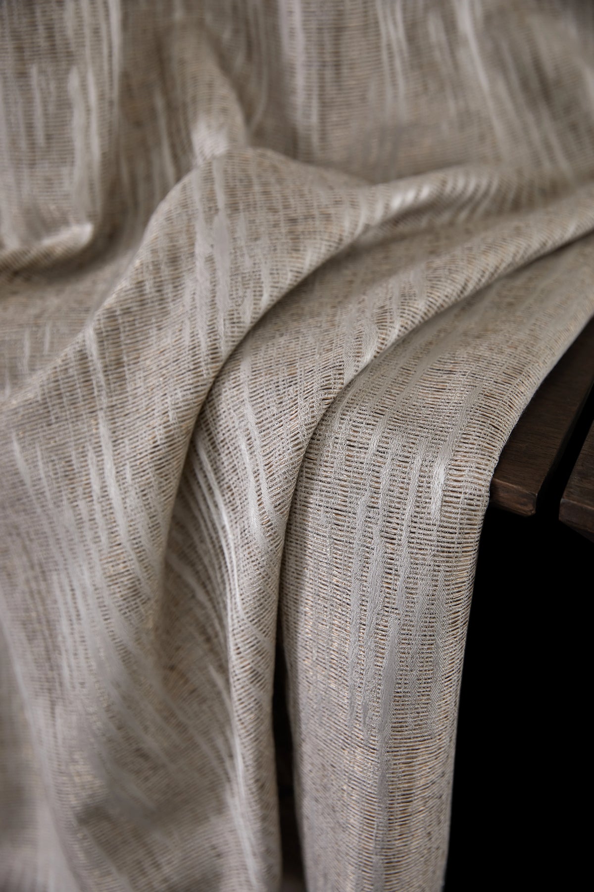 Olive Nest Curtain Panel in a finished interior.