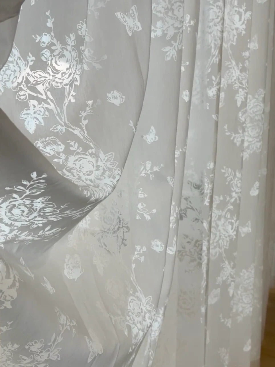 Reed Nest Curtain Panel in a finished interior.