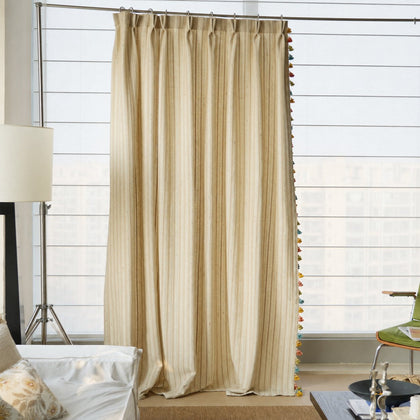 Maple Oak Curtain Panel — interior view 03