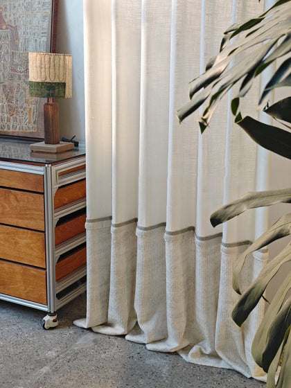 Olive Oak Curtain Panel