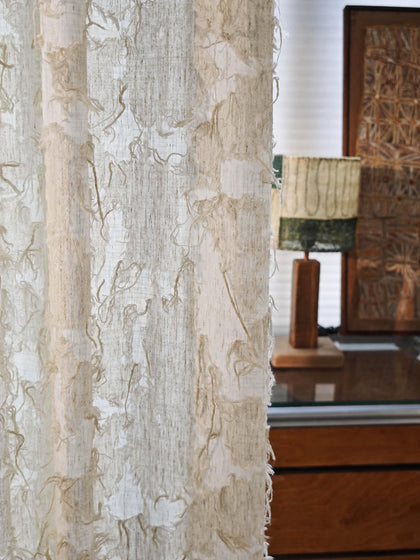 Pearl Oak Curtain Panel — interior view 07