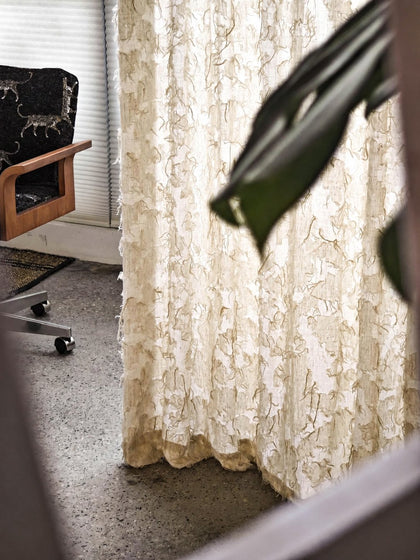 Pearl Oak Curtain Panel — interior view 11