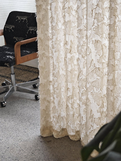 Pearl Oak Curtain Panel — interior view 12