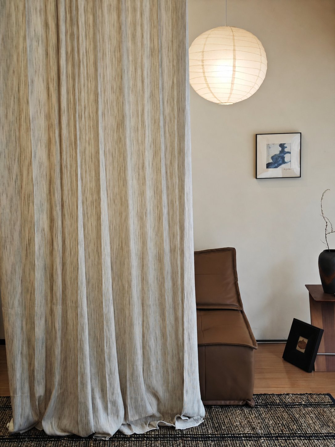 Reed Oak Curtain Panel — interior view 06
