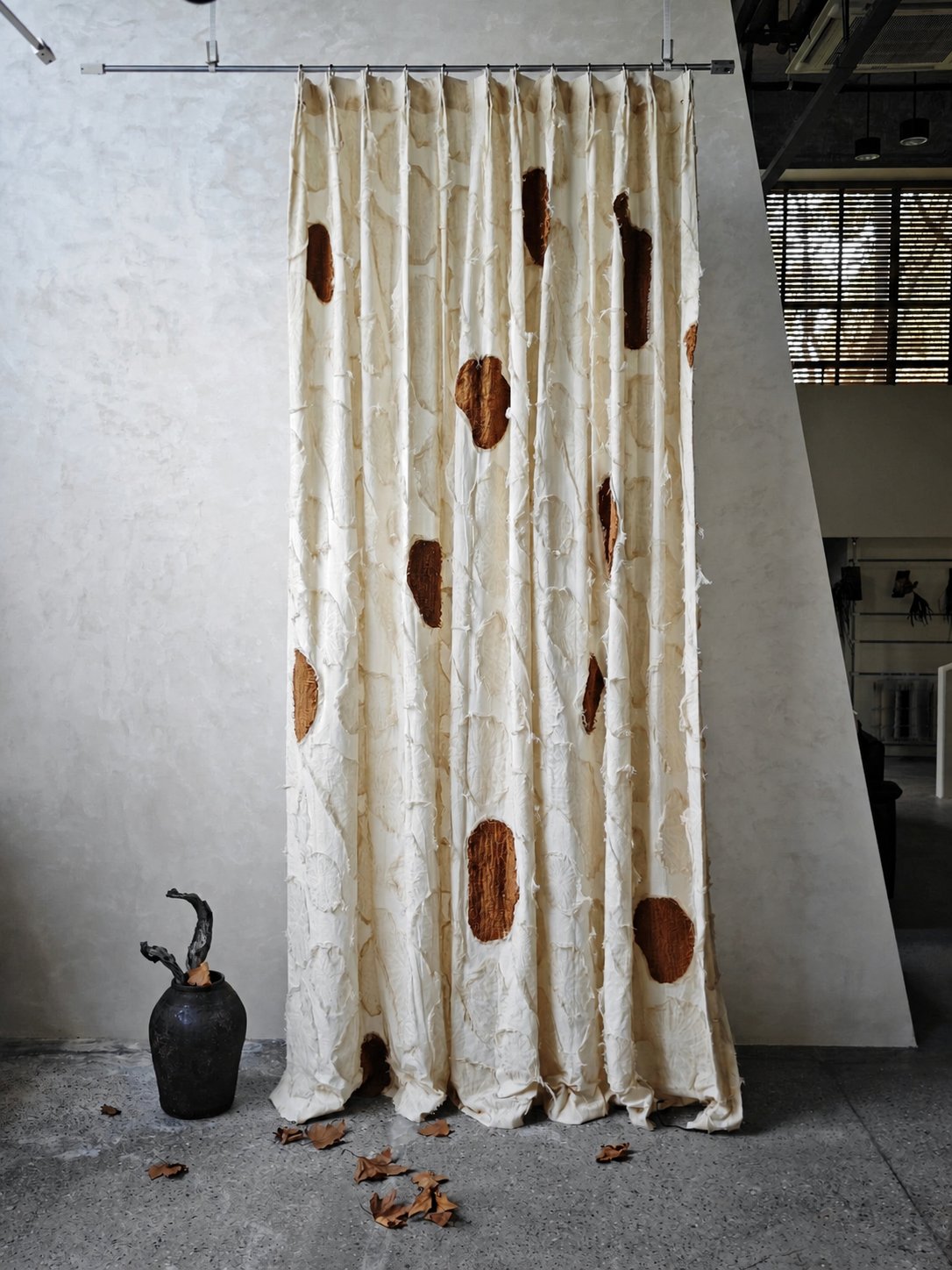 Rowan Oak Curtain Panel — interior view 04