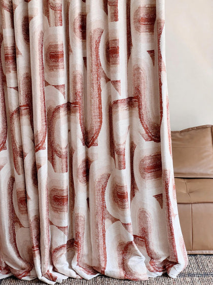 Selene Oak Curtain Panel — interior view 04