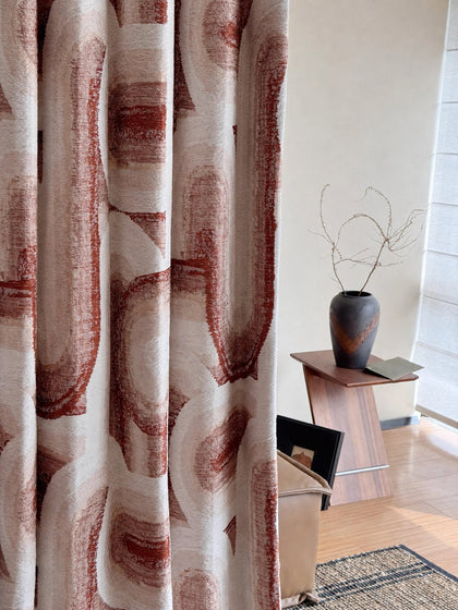 Selene Oak Curtain Panel — interior view 07