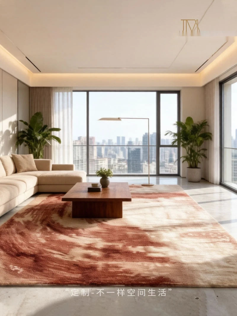 Alba Park Area Rug in a finished interior.