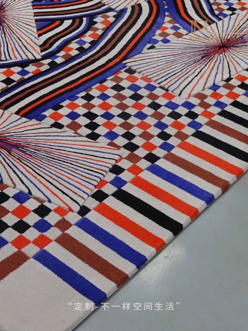 Dover Park Area Rug in a finished interior.