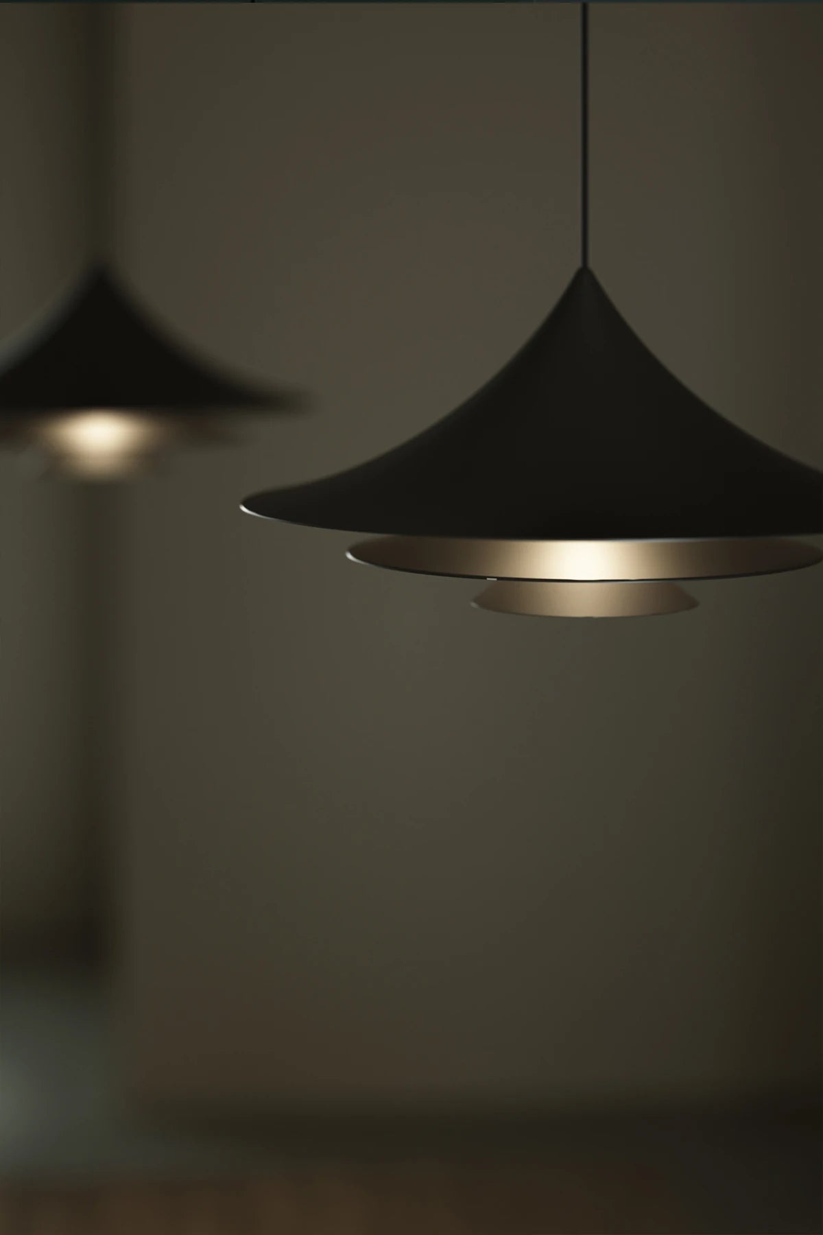 Vale Park Lighting in a finished interior.