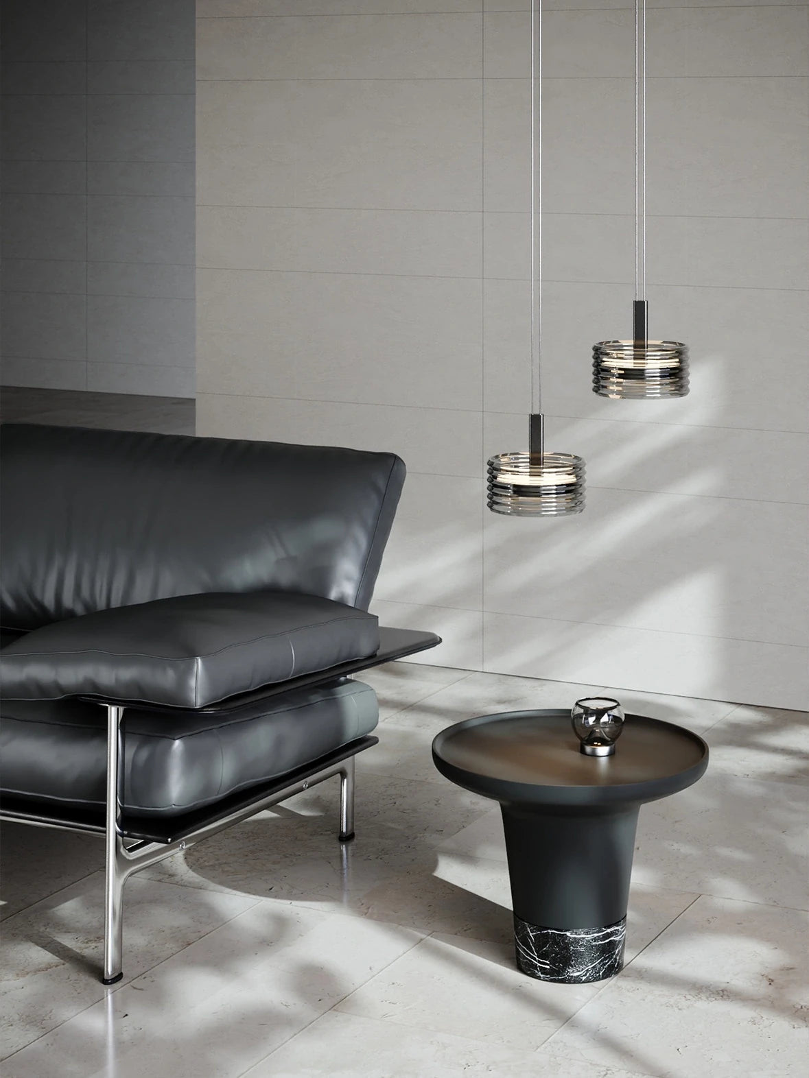 Harbor Reef Lighting in a finished interior.