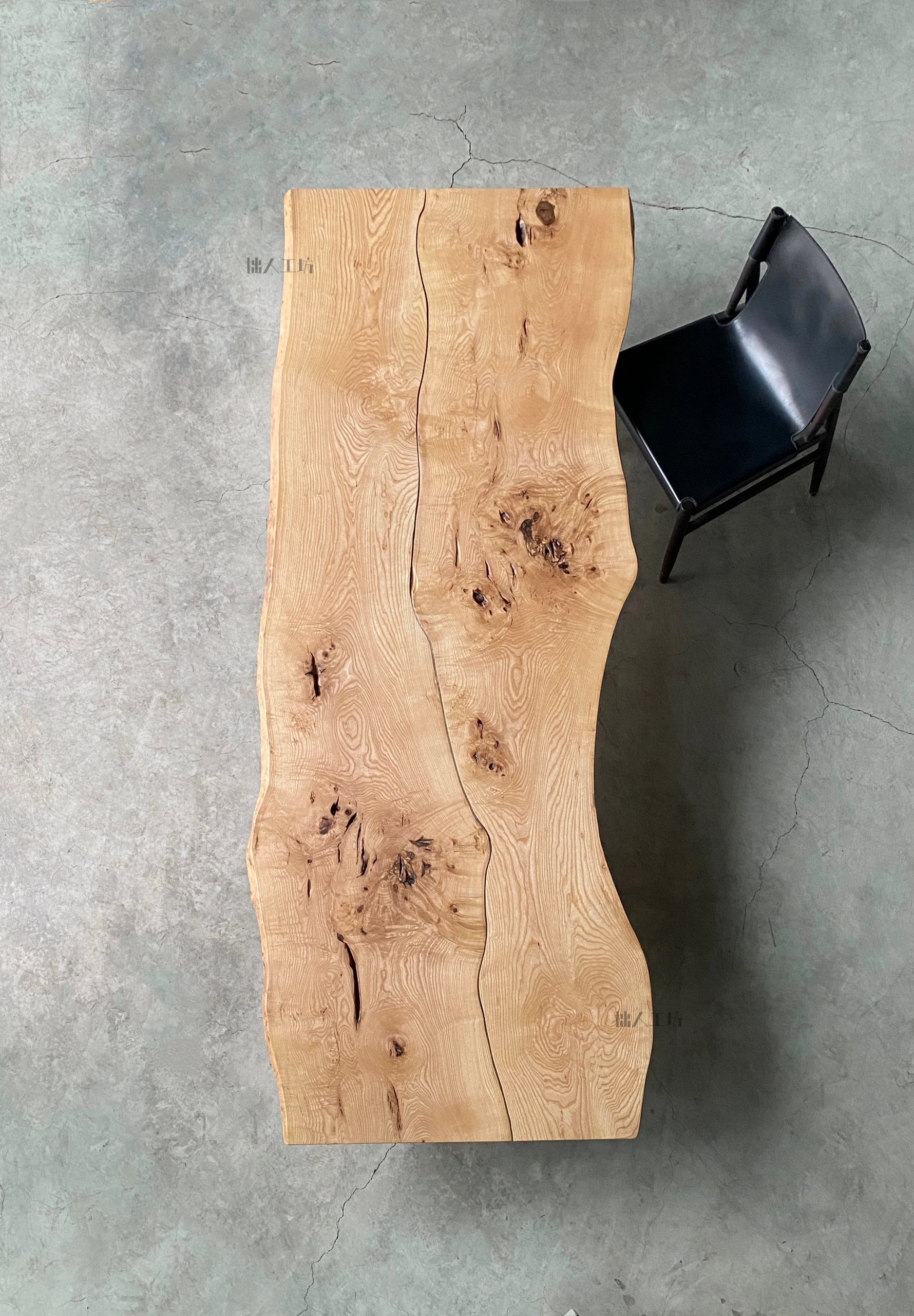 Selene Reef Dining Table in a finished interior.