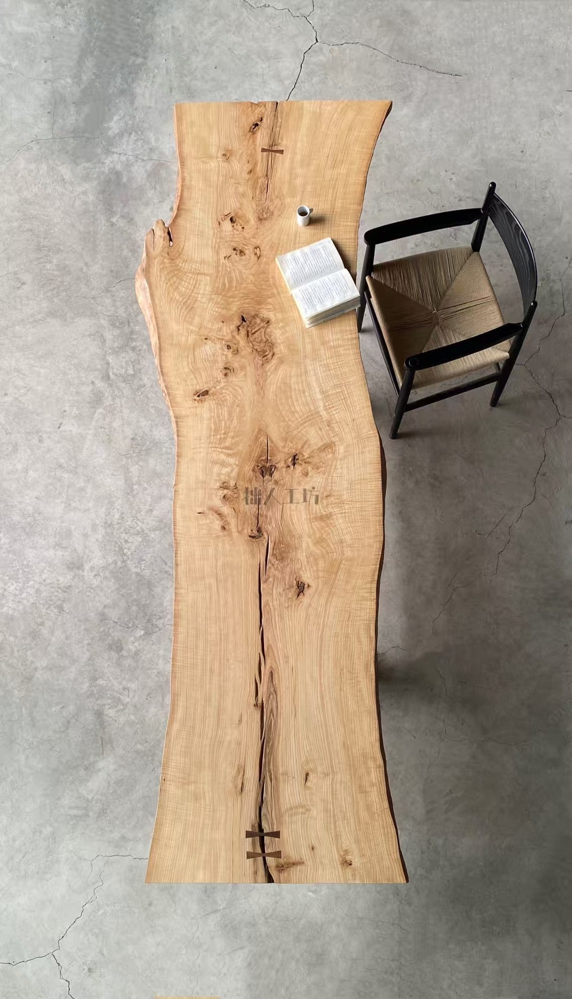 Solace Reef Dining Table in a finished interior.