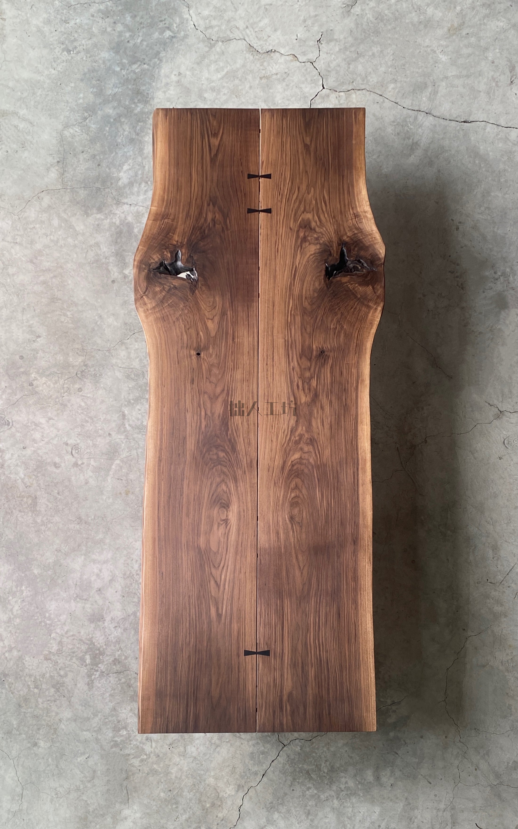 Vale Reef Dining Table in a finished interior.