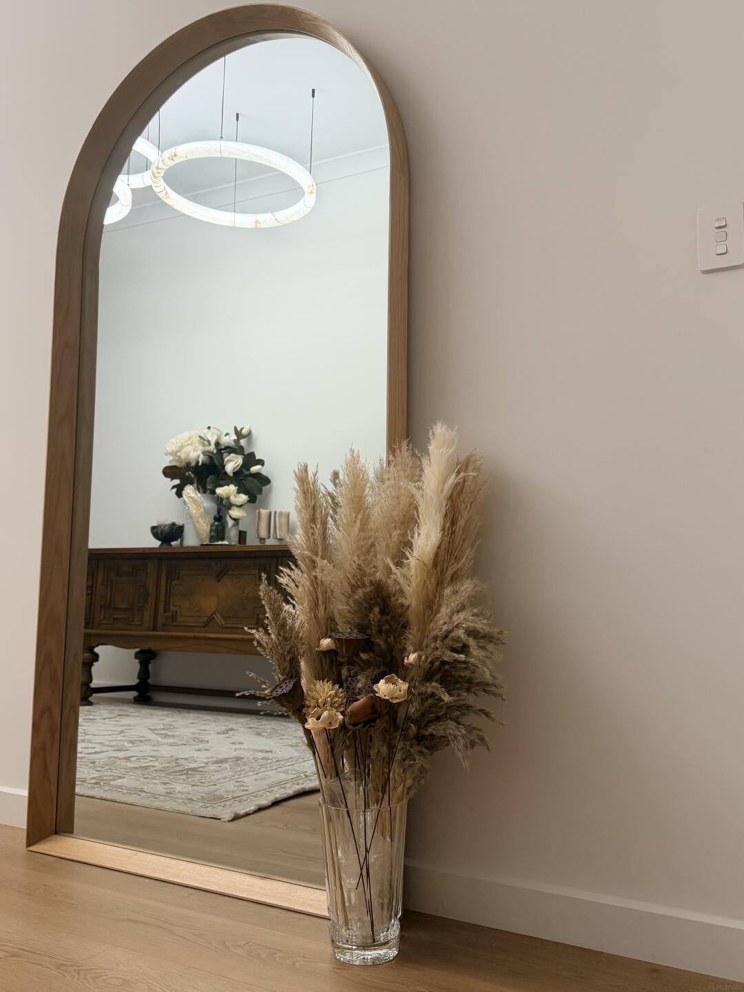 Maple Ridge Mirror in a finished interior.