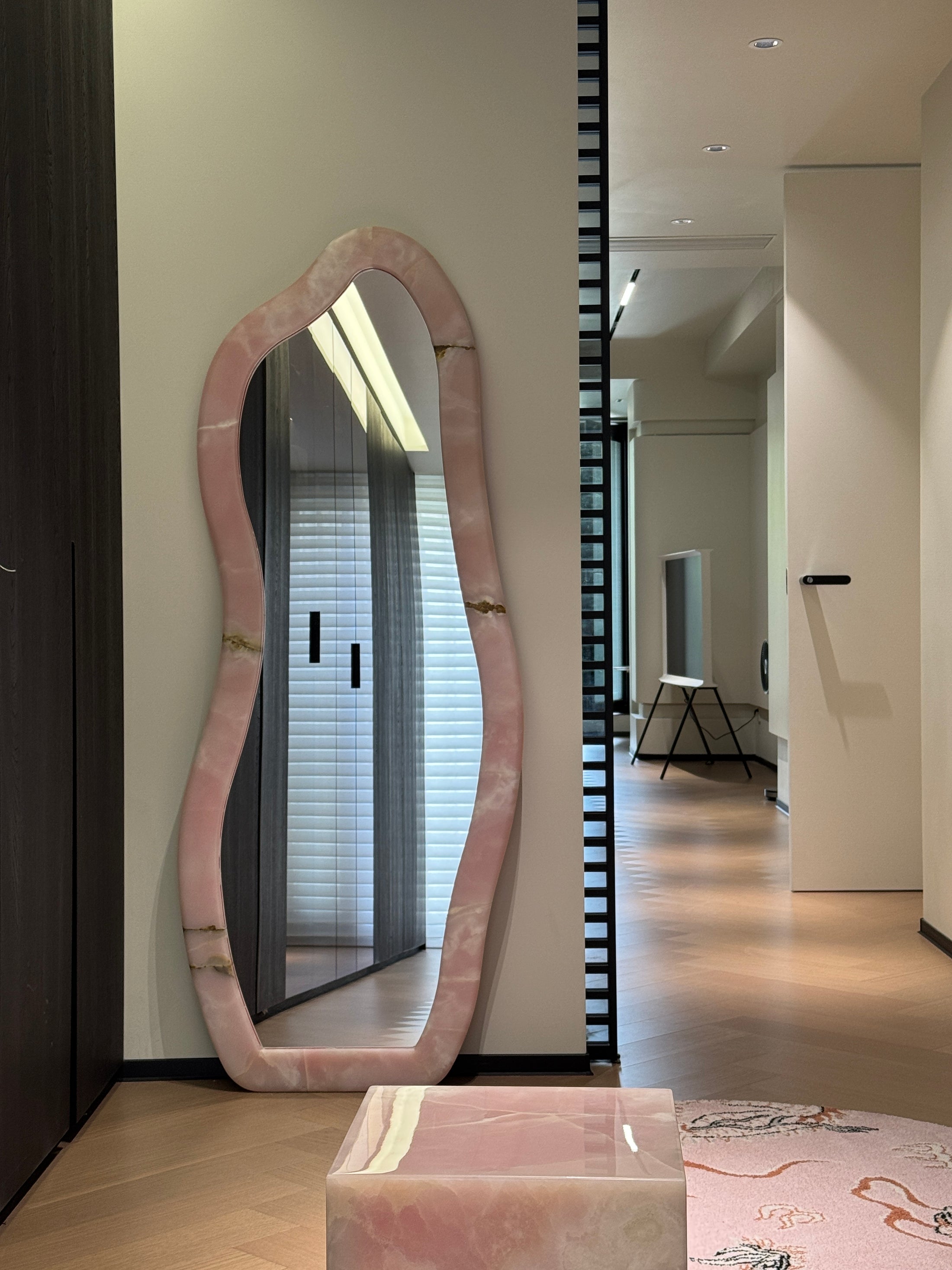 Marlow Ridge Mirror in a finished interior.