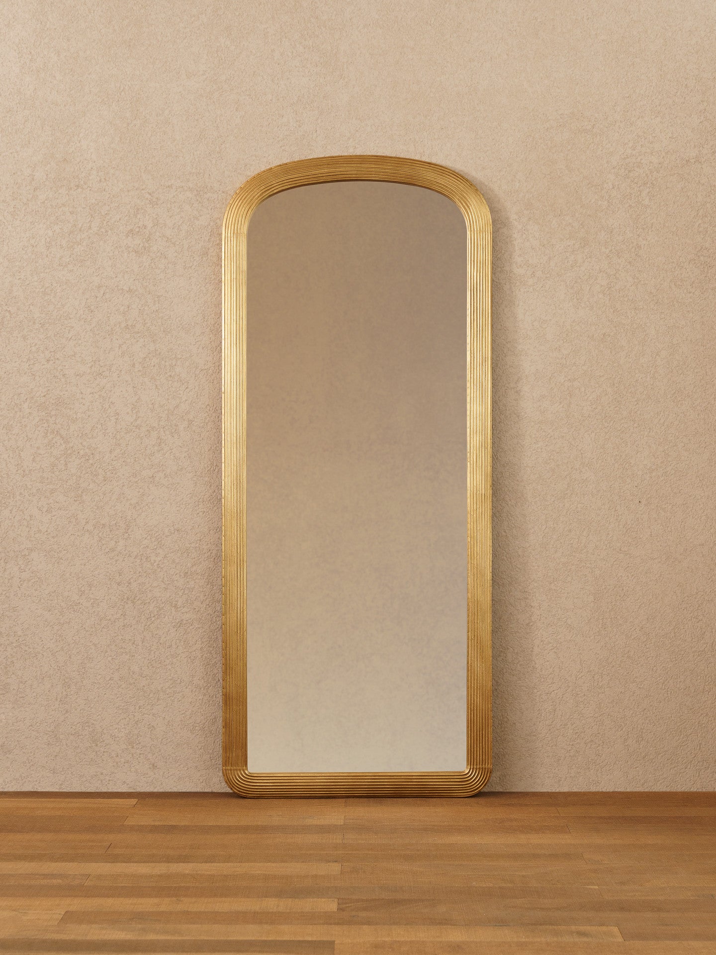 Olive Ridge Mirror in a finished interior.