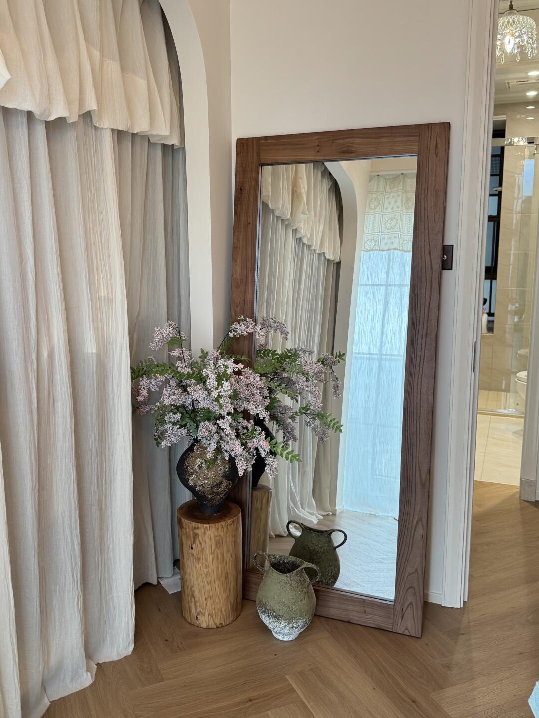 Sylvan Ridge Mirror in a finished interior.