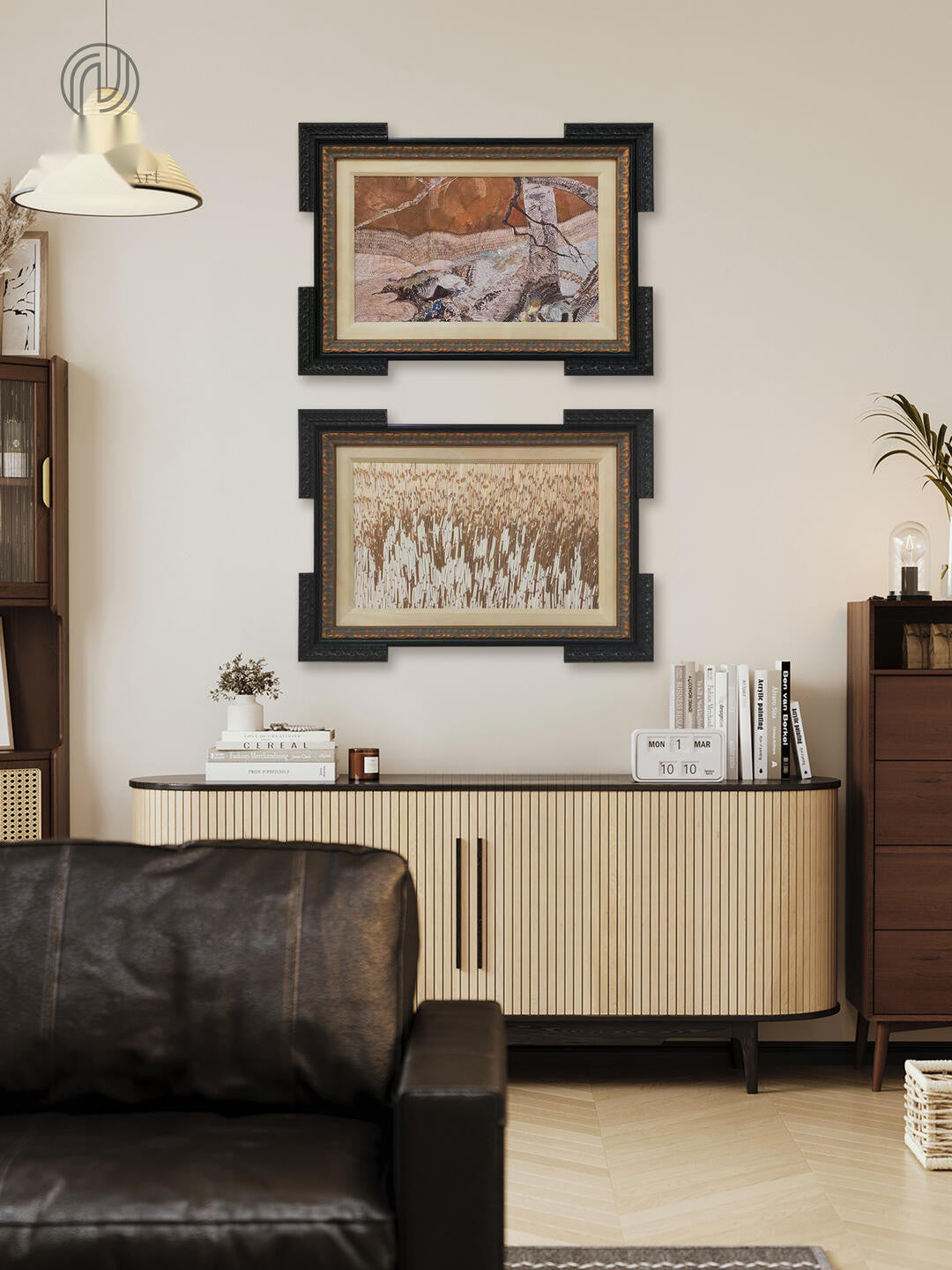 Vale Ridge Wall Art in a finished interior.