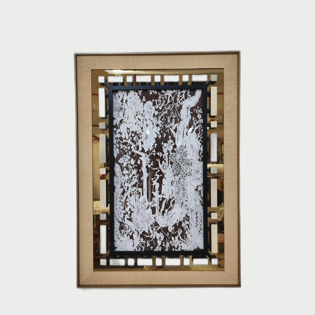Cove River Wall Art — neutral background 01