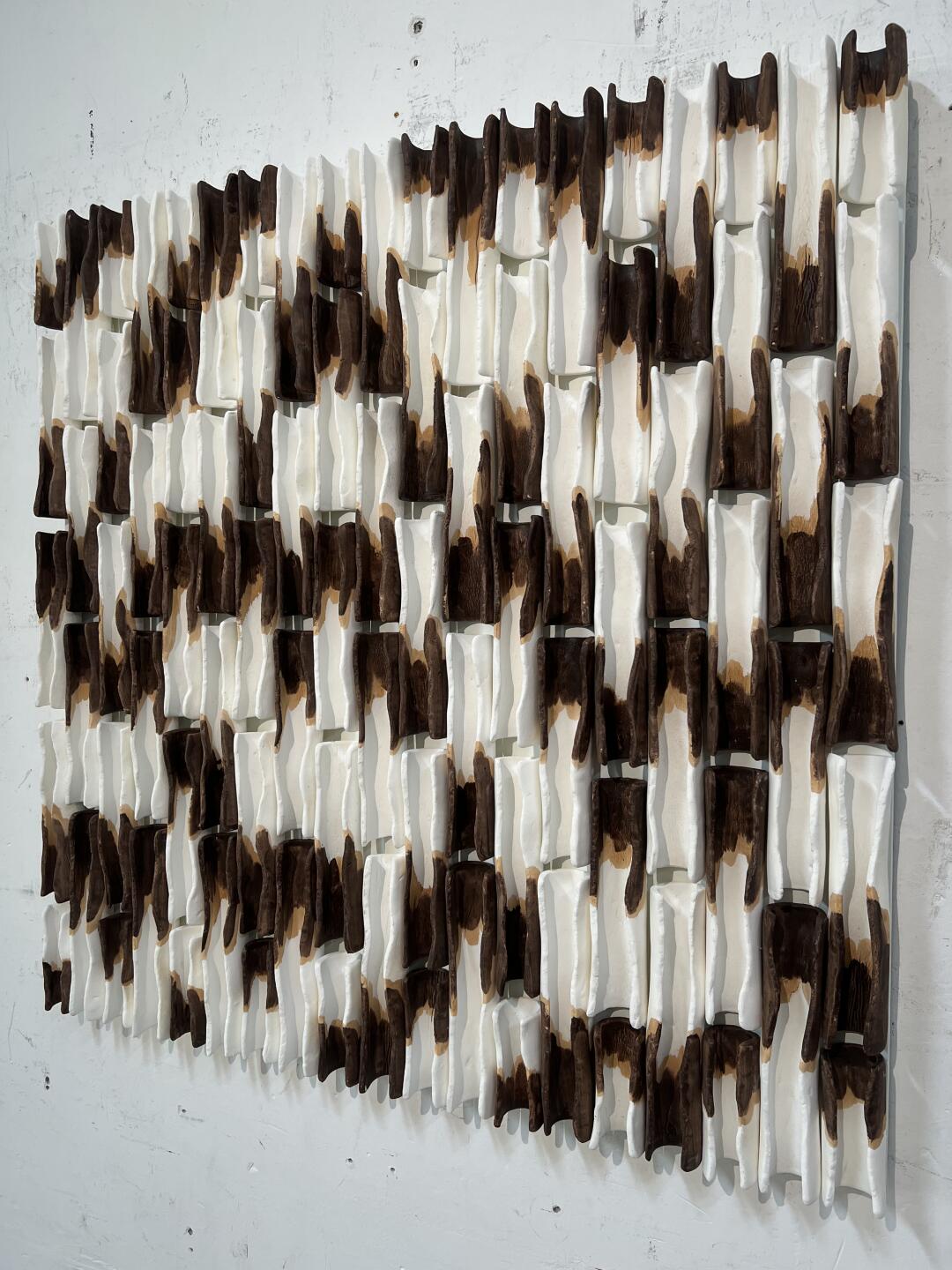 Halo River Wall Art in a finished interior.