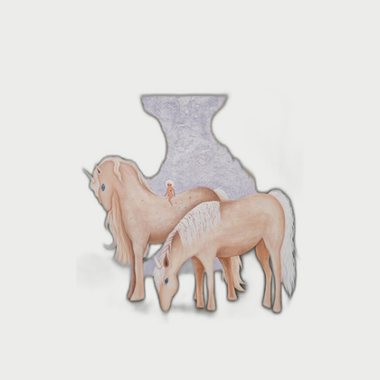 Kestrel River Wall Art — neutral background 01