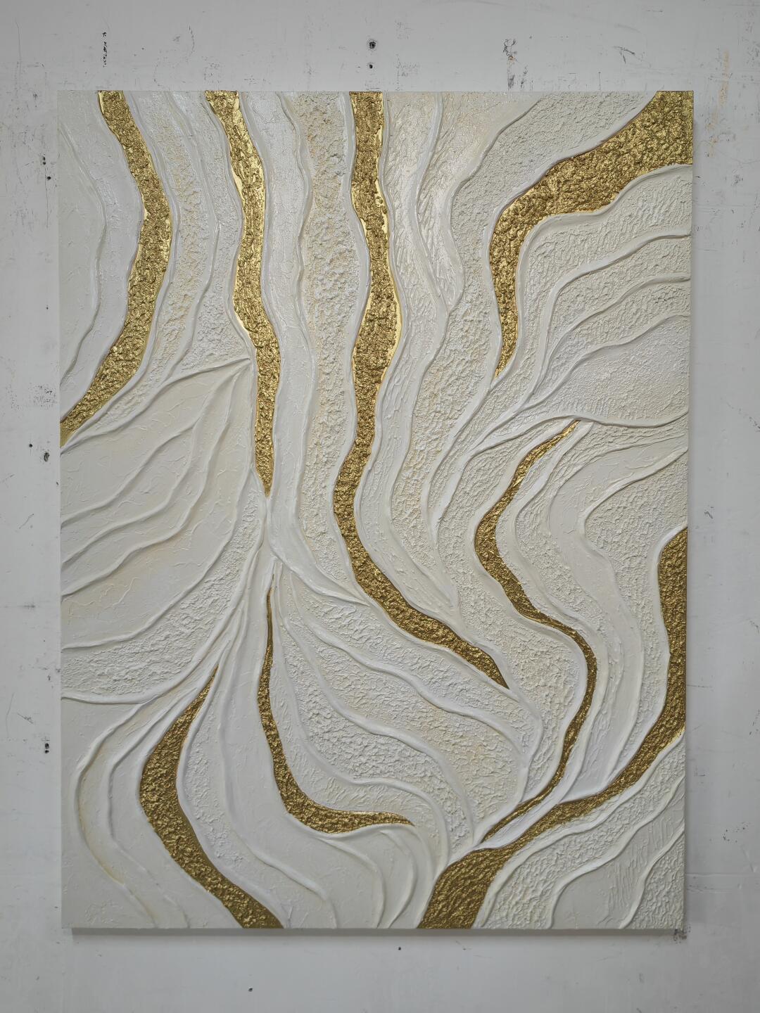 Elara Shore Wall Art in a finished interior.