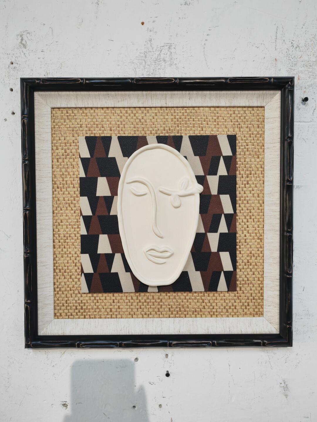 Elm Shore Wall Art in a finished interior.