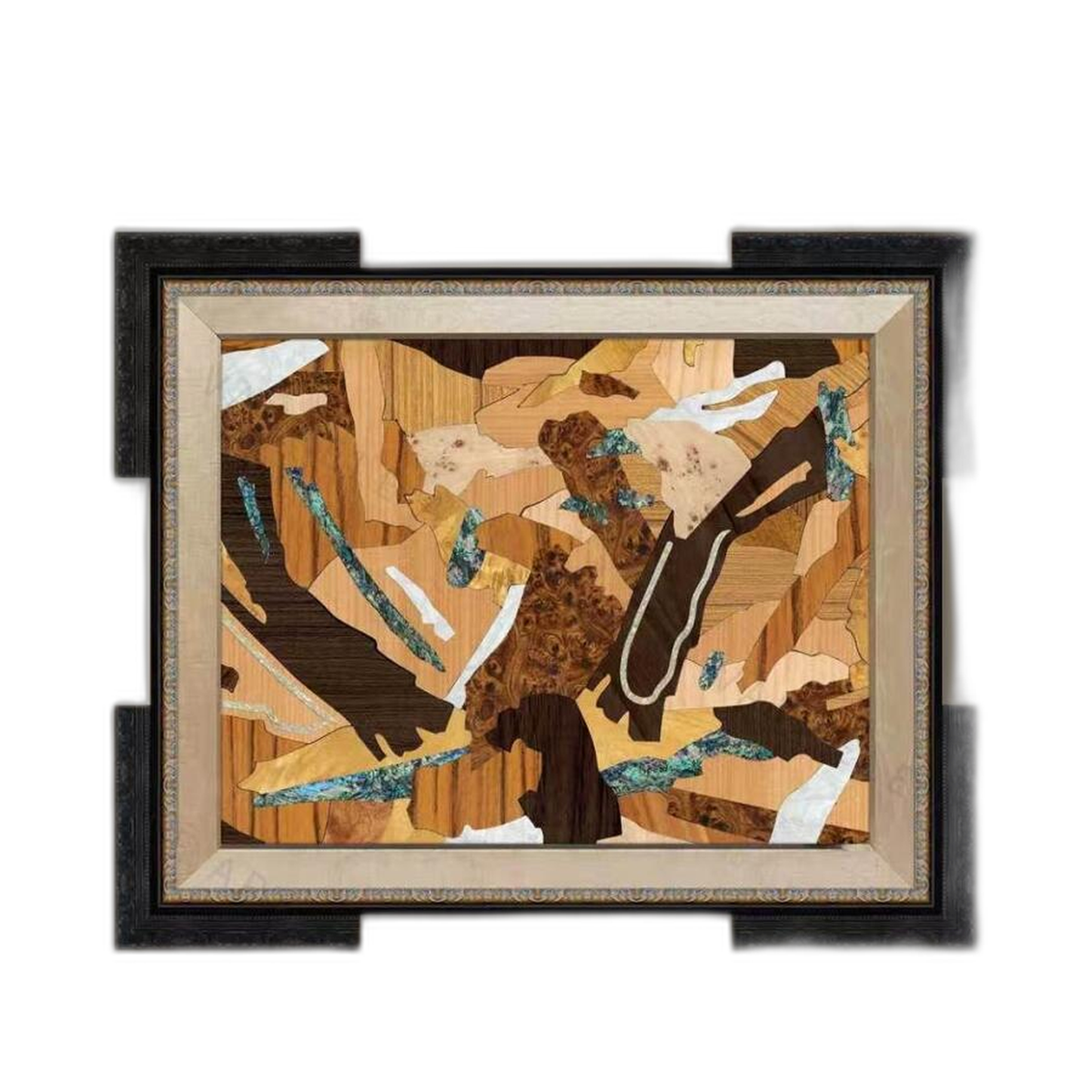 Flora Shore Wall Art in a finished interior.