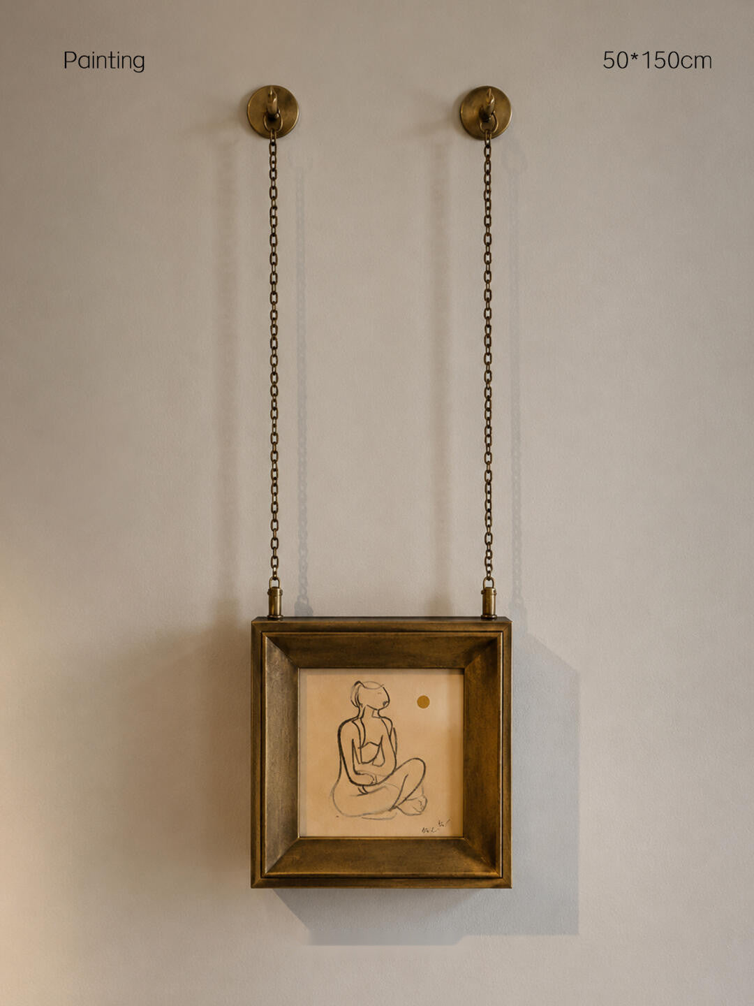 Reed Shore Wall Art in a finished interior.