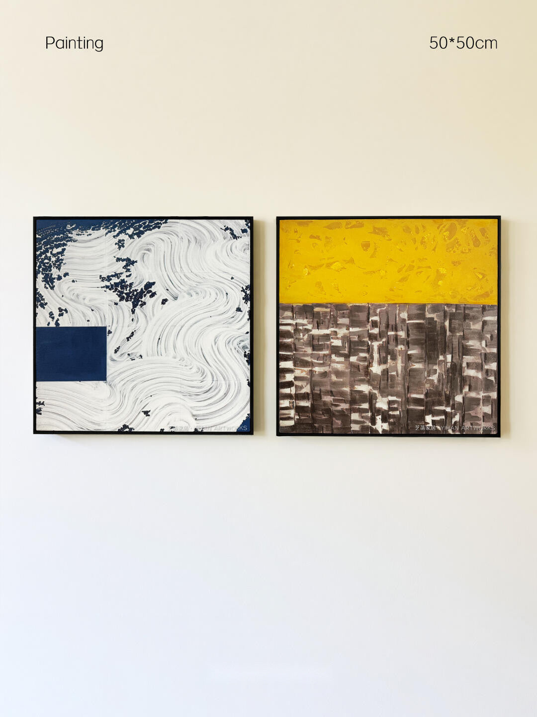 Orion Studio Wall Art in a finished interior.