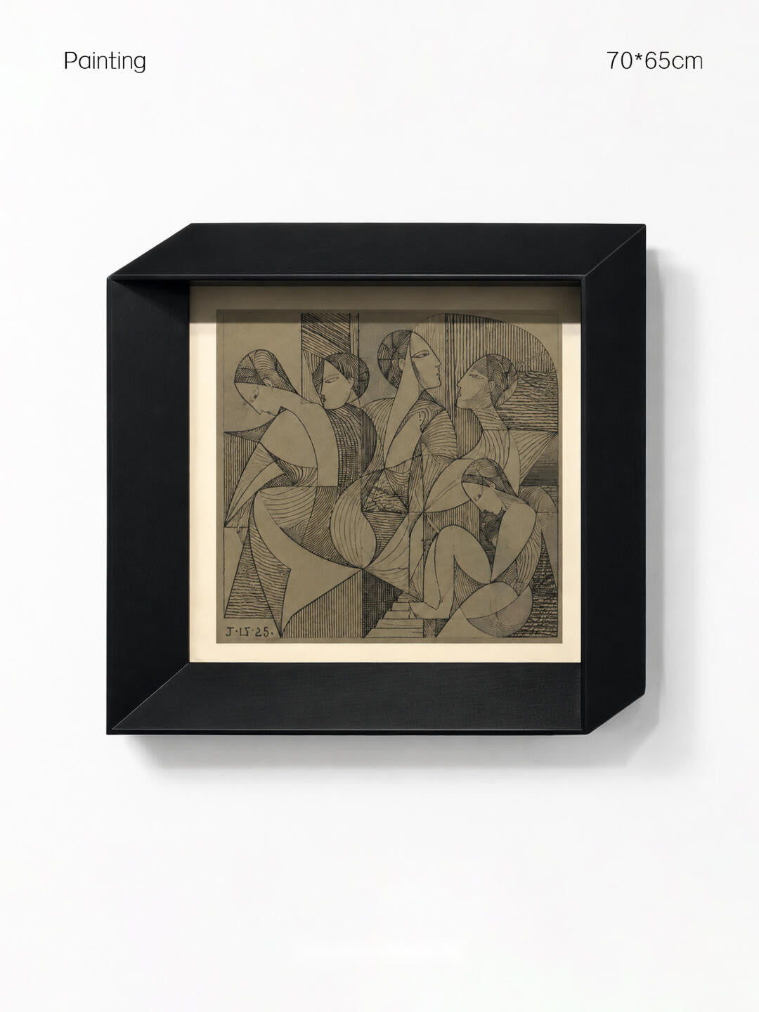 Rowan Studio Wall Art in a finished interior.