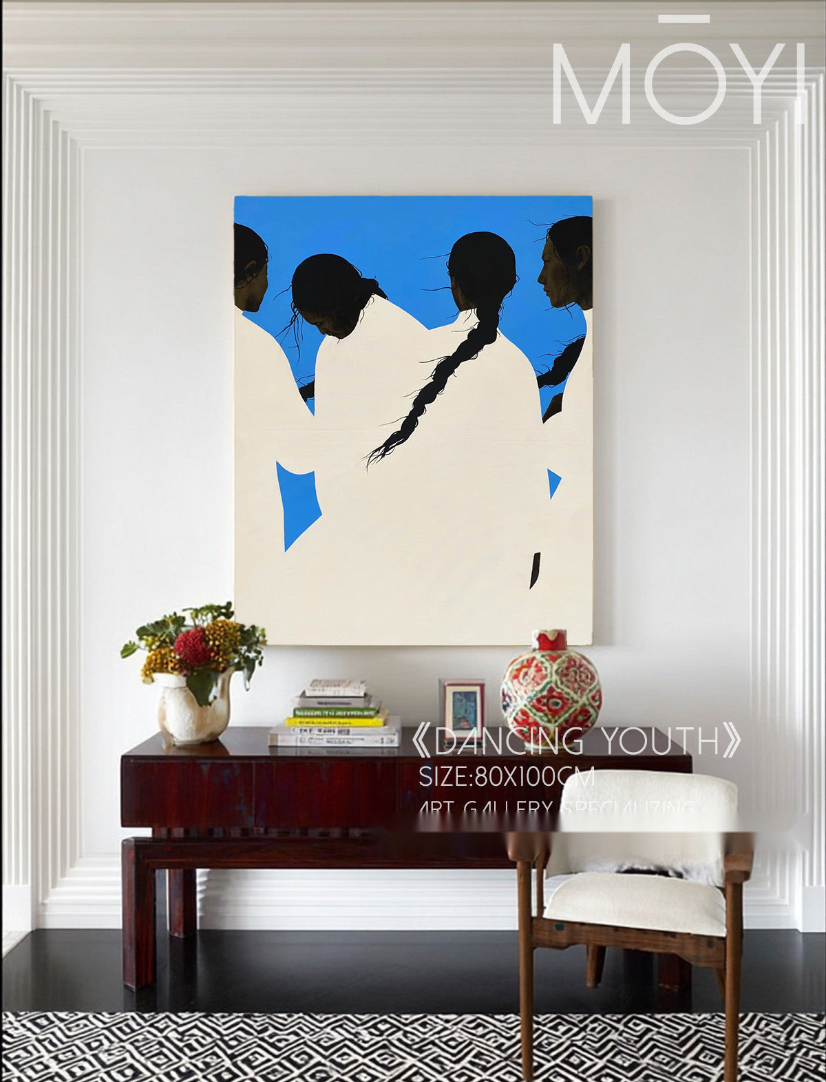 Aurelia Terrace Wall Art in a finished interior.
