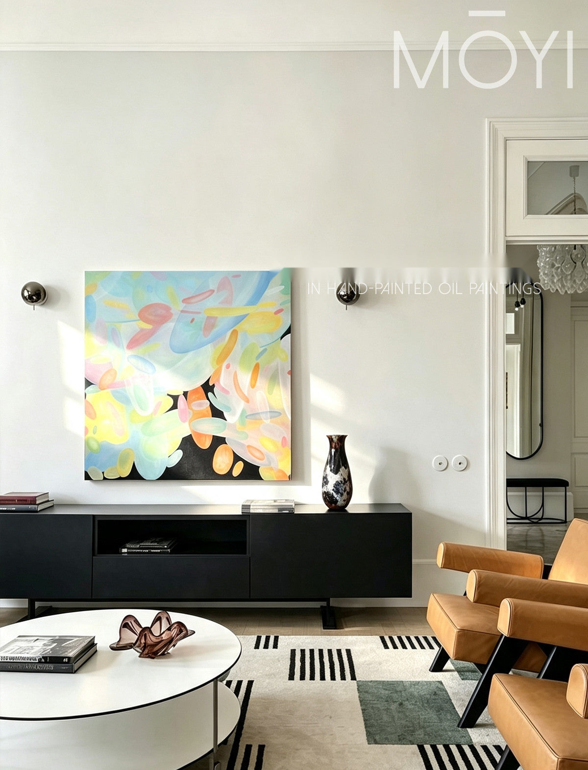 Harbor Terrace Wall Art in a finished interior.