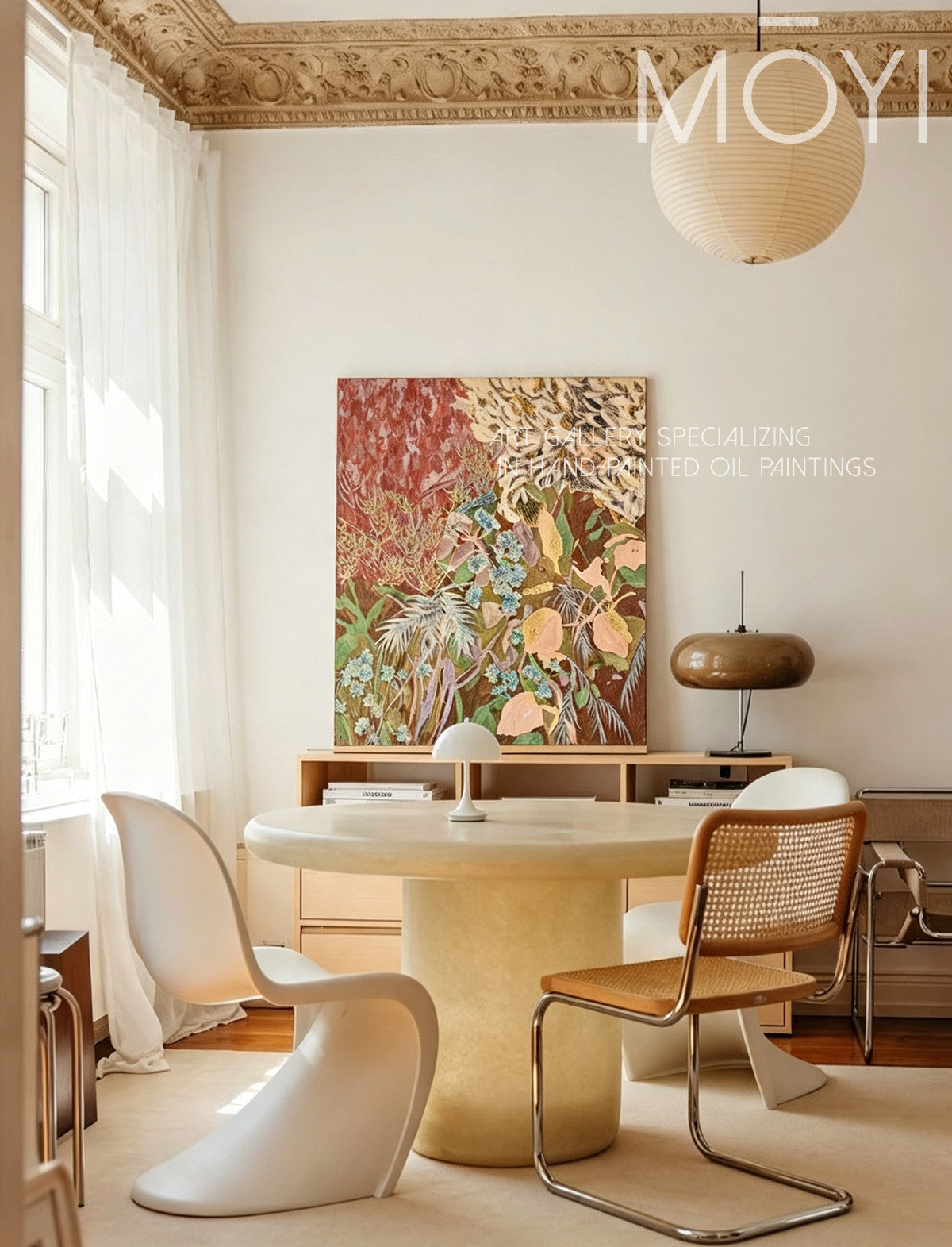 Juniper Terrace Wall Art in a finished interior.