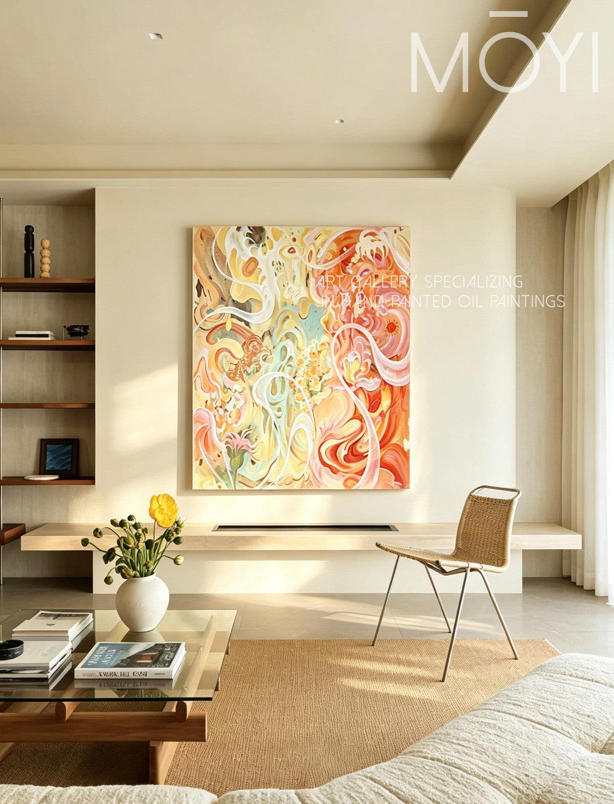 Alder Vale Wall Art in a finished interior.