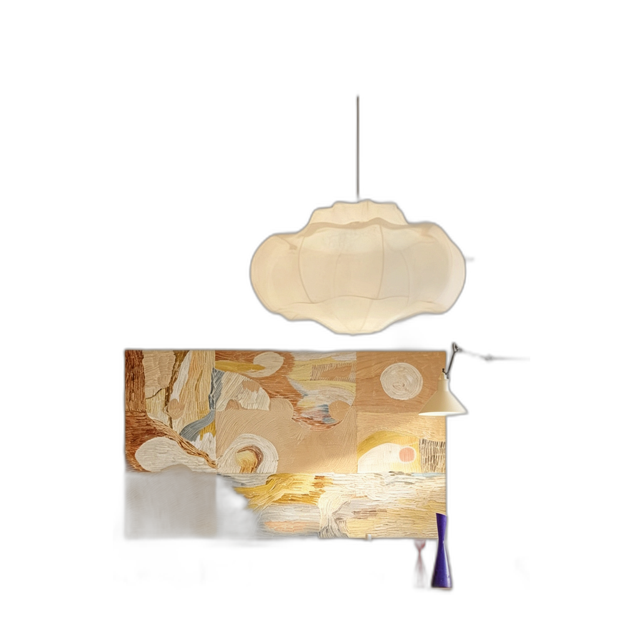 Alba Vale Wall Art in a finished interior.