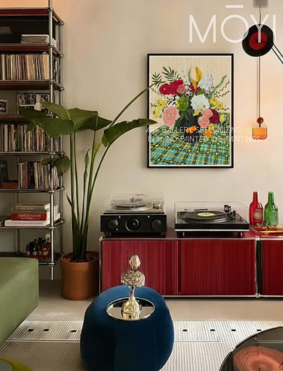 Aurelia Vale Wall Art in a finished interior.