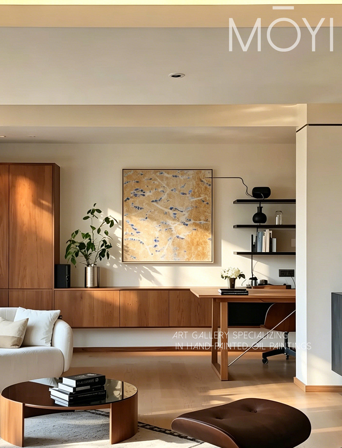 Ember Vale Wall Art in a finished interior.